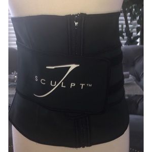 JSculpt Comfortable Zipper Waist Fitness Belt (XL)